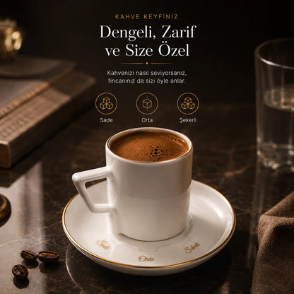 Kaffina | Olika 12 Parça Akıllı Fincan Seti