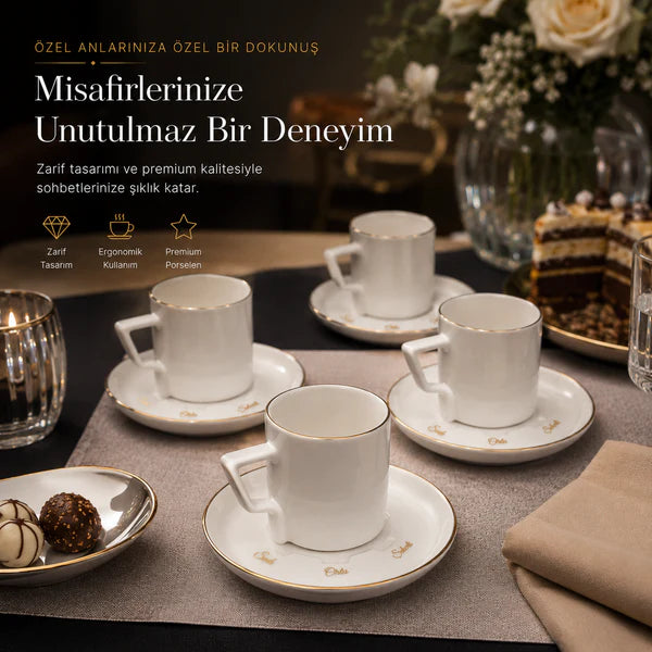 Kaffina | Olika 12 Parça Akıllı Fincan Seti