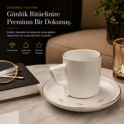 Kaffina | Olika 12 Parça Akıllı Fincan Seti
